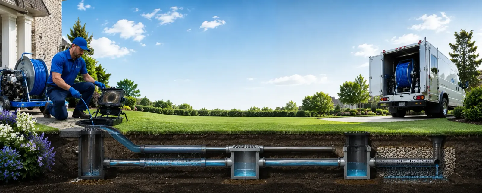 Outdoor drain cleaning information for Southington, OH